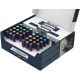 Kétvégű marker készlet, 52 darabos, SCHNEIDER "Paint-It 040 Twin marker Set 1", 20 különböző szín