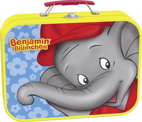 Benjamin az Elefánt 2x26, 2x48 db Puzzle Box - Fém kofferben (55594) Benjamin the Elephant puzzle-box