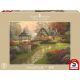 Make a Wish Cottage, Thomas Kinkade, 1000 db (58463) Haus mit Brunnen