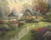 Make a Wish Cottage, Thomas Kinkade, 1000 db (58463) Haus mit Brunnen