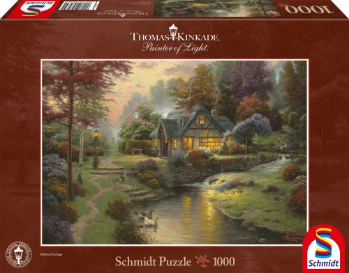 Stillwater Cottage, Thomas Kinkade, 1000 db (58464) Friedliche Abendstimmung