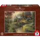 Stillwater Cottage, Thomas Kinkade, 1000 db (58464) Friedliche Abendstimmung