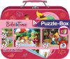 Bibi & Tina, 2x100, 2x150 db, Puzzle Box - Fém kofferrel (56509)