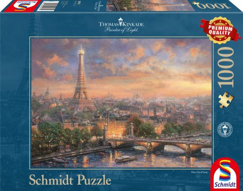 Paris, City of Love, Thomas Kinkade, 1000 db (59470) Paris, Stadt der Liebe