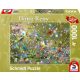 Parrot jungle, 1000 db (59948) Im Dschungel der Papageien