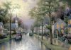 Hometown Morning, Thomas Kinkade, 1000 db (58441) Morgen in der kleinen Stadt