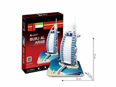 Cubic Fun 3D puzzle kicsi Burj Al Arab 44 db-os