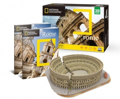 Cubic Fun 3D puzzle Colosseum Nat. Geo. Fotóalbummal (131 db-os)