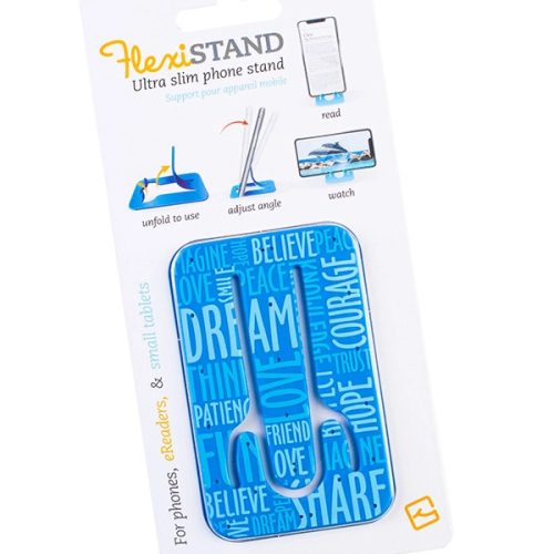 Flexistand Blue Words mobiltartó