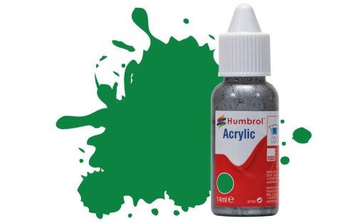 Humbrol Acrylic - Emerald Green - Gloss (2) 14ml (DB0002)