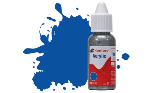 Humbrol Acrylic - French Blue - Gloss (14) 14ml (DB0014)