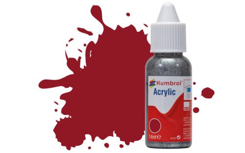 Humbrol Acrylic - Crimson - Gloss (20) 14ml (DB0020)