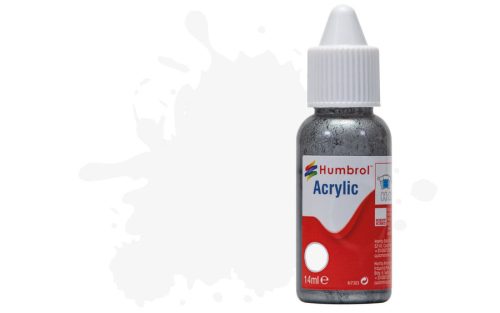 Humbrol Acrylic - White - Gloss (22) 14ml (DB0022)