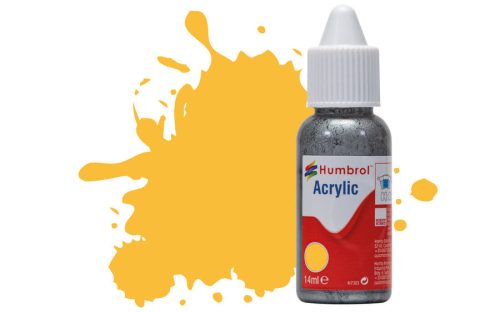 Humbrol Acrylic - Trainer Yellow - Matt (24) 14ml (DB0024)