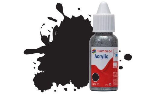 Humbrol Acrylic - Black - Matt (33) 14ml (DB0033)