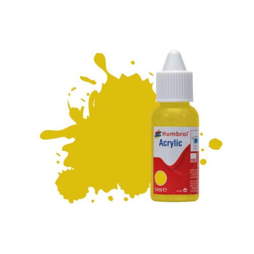 Humbrol Acrylic - Pale Yellow Matt (81) 14ml (DB0081)