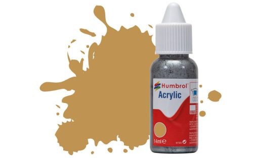 Humbrol Acrylic - Desert Yellow - Matt (93) 14ml (DB0093)