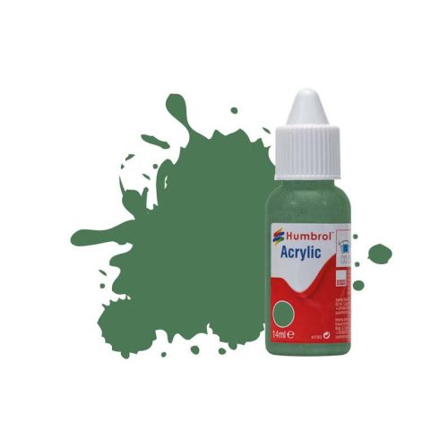 Humbrol Acrylic - Mid Green Matt (101) 14ml (DB0101)