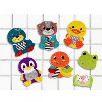 Infantino Mix & Match Bath Sticker Pals fürdőjáték