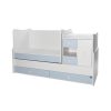 Lorelli MiniMax kombi ágy 72x190 - White / Baby Blue