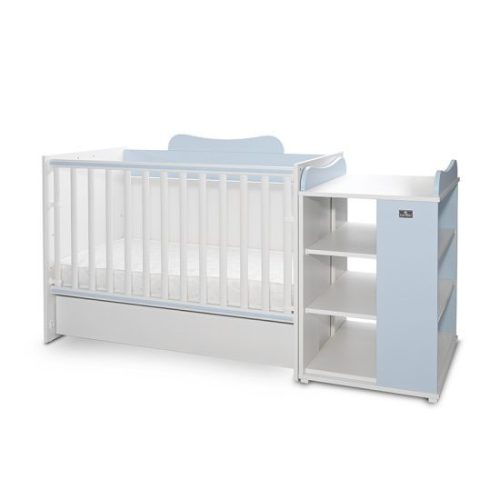 Lorelli Multi kombi ágy 190x72 - White Baby Blue