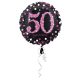 Happy Birthday Pink 50 fólia lufi 43 cm