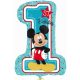 Disney Mickey Blue Első születésnap fólia lufi 71 cm