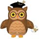 Ballagás Wise Owl fólia lufi 76 cm