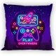 Gamer Neon párnahuzat 40x40 cm