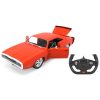 Jamara 402116 Dodge Charger R/T 1970 1:16 piros 2,4GHz Manuális ajtó