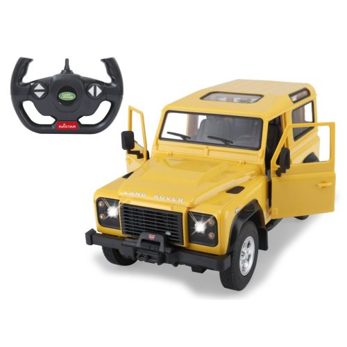 Jamara 403135 Land Rover Defender 1:14 sárga 2,4GHz Kézi ajtó