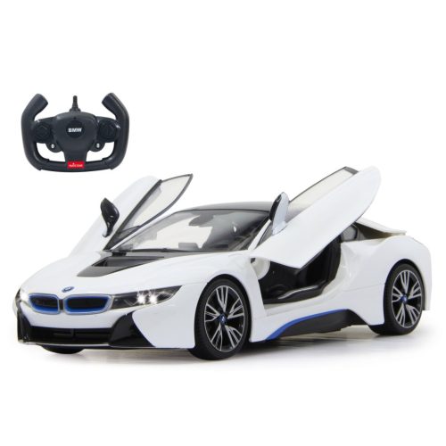 Jamara 404571 BMW I8 1:14 fehér 2,4GHz Ajtó távirányítóval vezérelve