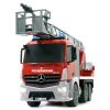 Jamara 404960 Tűzoltóautó forgatható létra Mercedes-Benz Antos 1:20 2,4GHz permetező funkcióval