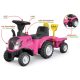 Jamara 460357 Push-Cart New Holland T7 Traktor rózsaszín