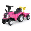 Jamara 460357 Push-Cart New Holland T7 Traktor rózsaszín