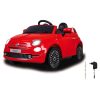 Jamara 460442 Elektromos Fiat 500 kisautó fénnyel és hanggal, piros