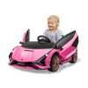 Jamara 460639 Akkumulátoros jármű Lamborghini Sián FKP 37 rózsaszín 12V