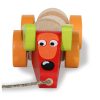 Jamara 460705 Wooden Toys Kidiwood Kolbászkutya (tologatható és húzható)