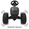 Jamara 460796 Pedálos traktor Strong Bull piros