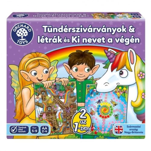 Kígyók és létrák játék tündérekkel / Tündérszivárványok és Létrák ORCHARD TOYS OR059