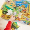 Szorgalmas építők puzzle, 30 db-os  (Busy Builders), ORCHARD TOYS OR299