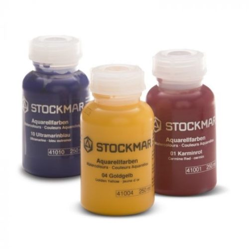 Aquarell 250 ml, 18 poroszkék     festék      Stockmar