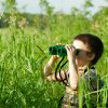 Kétcsövű zöld gy.távcső - Special 40 Green Binocular with Case