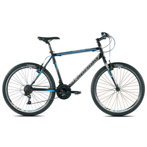 Capriolo Attack Man 26" férfi MTB kerékpár 22" Fekete-Szürke-Kék