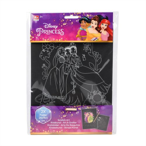 Canenco Disney Princess képkarc poszter, 2 db-os