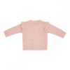 Little Dutch kötött kardigán kis virágok soft pink 62