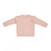 Little Dutch kötött kardigán kis virágok soft pink 74