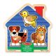 Melissa & Doug 12055 Fa készségfejlesztő játék Puzzle fogantyúval kis kedvencek