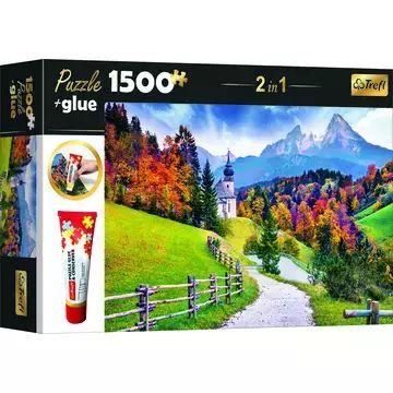 Trefl: Vidék puzzle - 1500 darabos + ragasztó