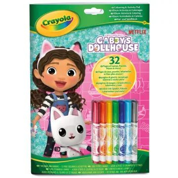 Crayola Color & Activity: Gabi babaháza foglalkoztató 7 db filctollal